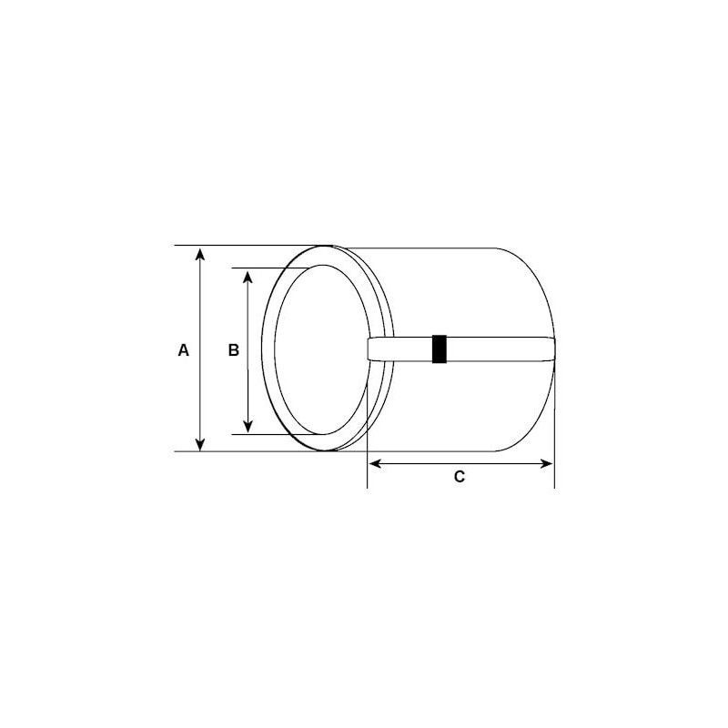 Steel bushing for pulley from 15.00 to 17.00 mm shaft