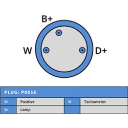 Lichtmaschine ersetzt A003TR0093 / A3TR0093ZT Volvo Penta 115A