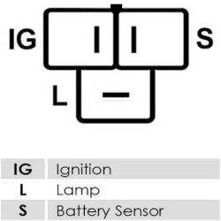 Alternador sustituye 121000-0730 / 100213-1300 / 100213-0250