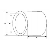 Bushing for starter BOSCH 0001207001 / 0001207005 / 0001208006