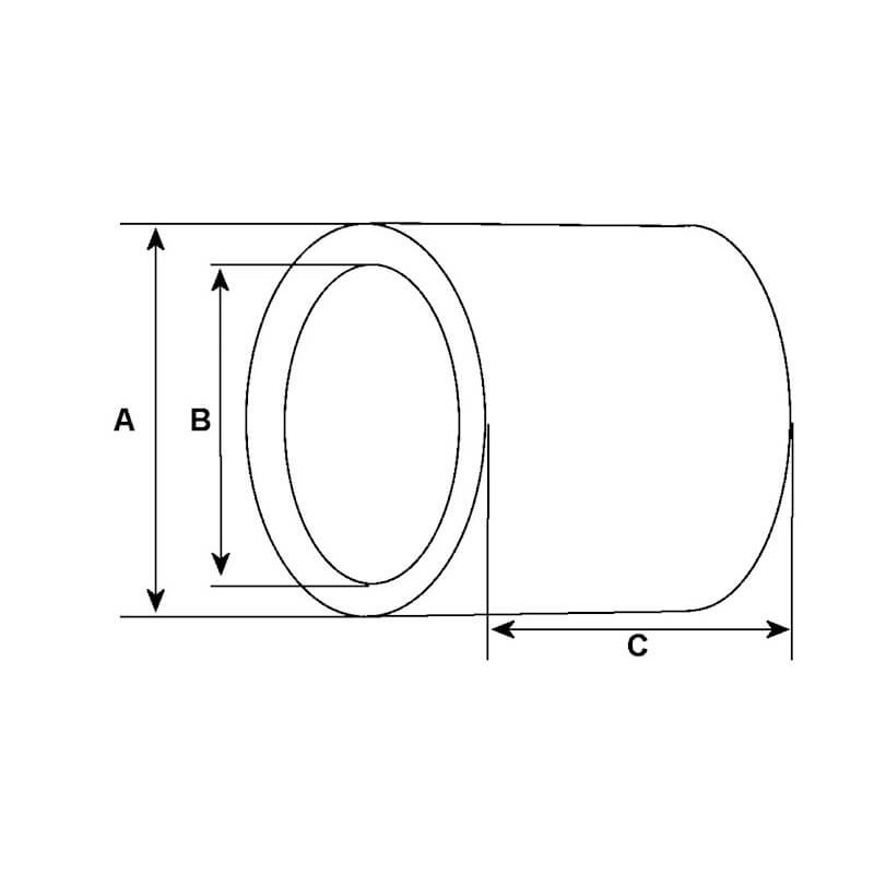 Bushing for starter BOSCH 0001207001 / 0001207005 / 0001208006