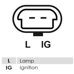 Lichtmaschine Valéo 2655300 ersetzt 2655301 / 3862613 Volvo Penta 75A