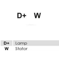 Alternatore equivalente 3167251 / 3332213 / 3400698 / 3675214RX / 3675235 / 3675235RX /