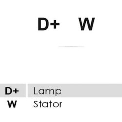 NUOVO alternatore sostituisce ISKRA 11203281 / AAK5533 / MG339 / IA1161 / RENAULT 7700071558