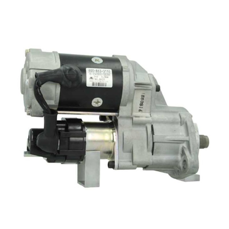 Motor de arranque NIKKO 0-24000-0030 sustituye 600-863-3110 Komatsu 3.0 kw