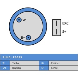Lichtmaschine ersetzt 8EM2003K / 8EM2003KAS / 8MR2084K / 78403A2 für Mercury Lichtmaschine ersetzt 8EM2003K / 8EM2003KAS / 8MR2084K / 78403A2 für Mercury