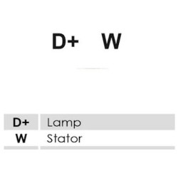 Lichtmaschine ersetzt DENSO 102211-8181 / 102211-8180 / 102211-8171