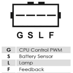 Alternador sustituye 1800A116 / 1800A214 / A003TG4579