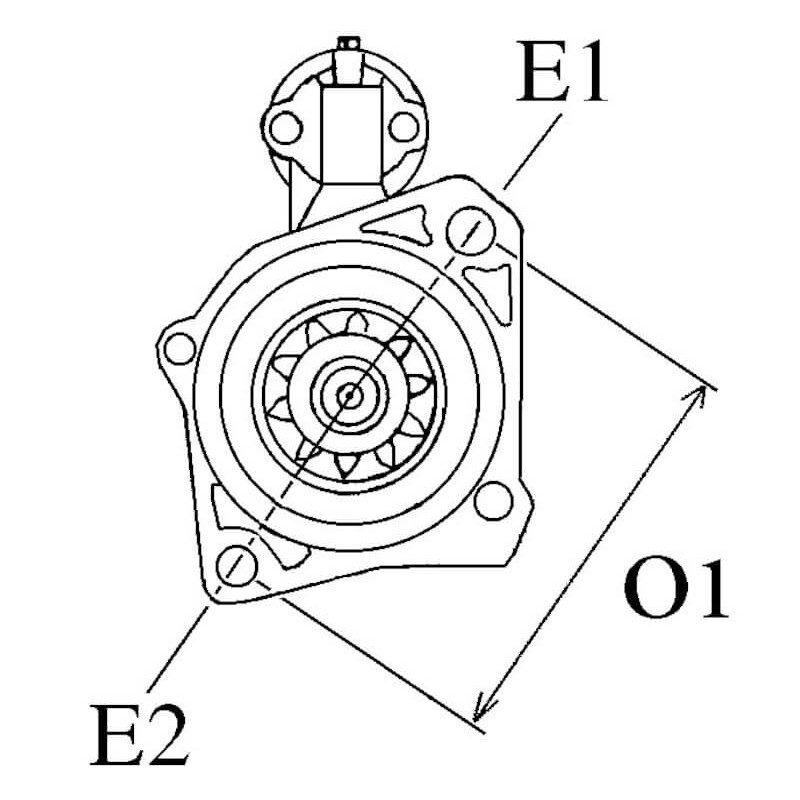 Starter replacing M008T70972 / M008T70974 / M008T71671 Starter replacing M008T70972 / M008T70974 / M008T71671