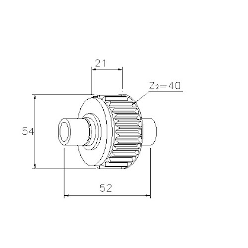 Lanceur pour démarreur Denso 128000-8210 / 128000-8780 / 128000-9520