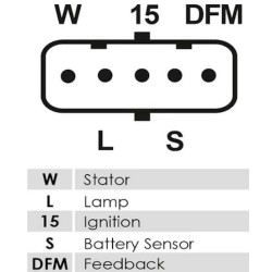 Lichtmaschine Mitsubishi A004TRG692 /  A004TRG692AM Scania 100A