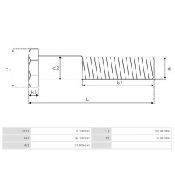 Contacto para motor de arranque Denso028000-3600 / 028000-3601 / 028000-3602