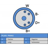 Alternatore sostituisce MG581 / 11.203.324 Nanni 120A
