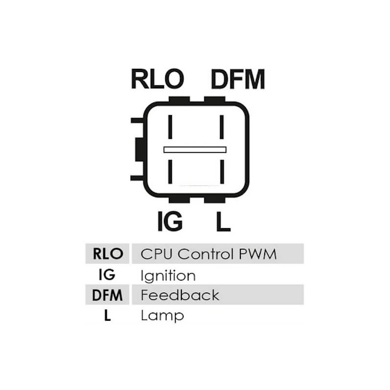 Lichtmaschine ersetzt 104211-3050 / 104211-3051 / 104211-3052