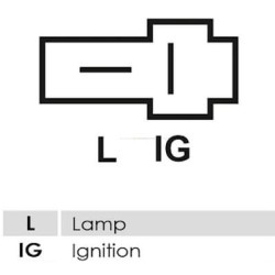 Regler für lichtmaschine Mitsubishi A005T21077 / A005T21171 / A005T21471