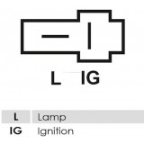 Regler für lichtmaschine Mitsubishi A005T21077 / A005T21171 / A005T21471