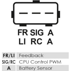 Alternador sustituye A3TX0091 / A003TX1291 / 8A4T10300AC Ford 175A