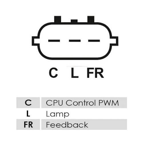 Regler für lichtmaschine Bosch F000BL06J5 / F000BL06J6 / F000BL06X1