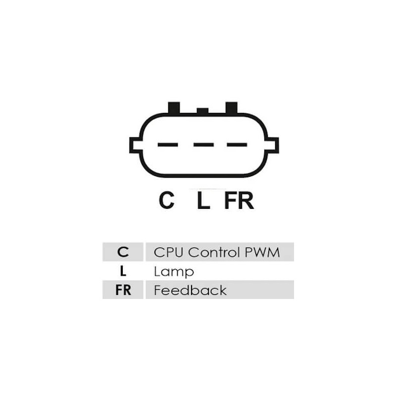 Regulador para alternador Bosch F000BL06J5 / F000BL06J6 / F000BL06X1