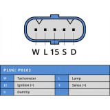 Alternateur Mitsubishi A004TR6593 remplace 21922756 Volvo 130A