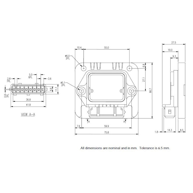 Module d'allumage remplace 0227100008 / 0227100010 / 0227100103