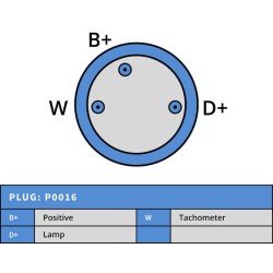 Alternador sustituye 8600376 / 20R3599 / 3218928 Caterpillar 120A