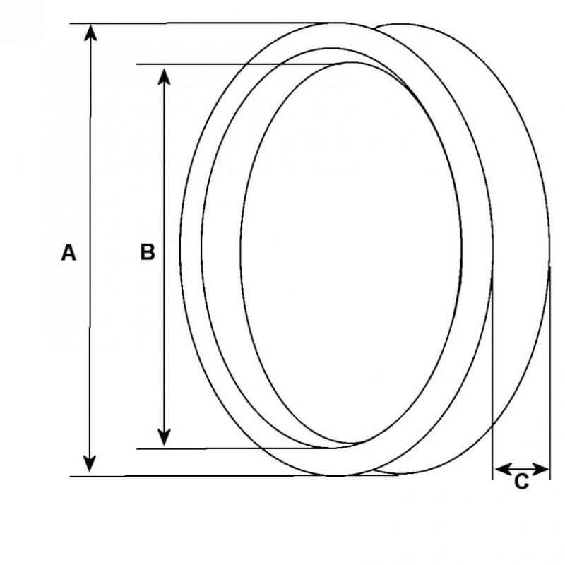 Coussinet / Bague pour démarreur BOSCH 0001211227 / 0001304009 / 0001304010