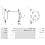 Starter replacing DENSO 128000-4852 / 128000-4851 for YAMAHA