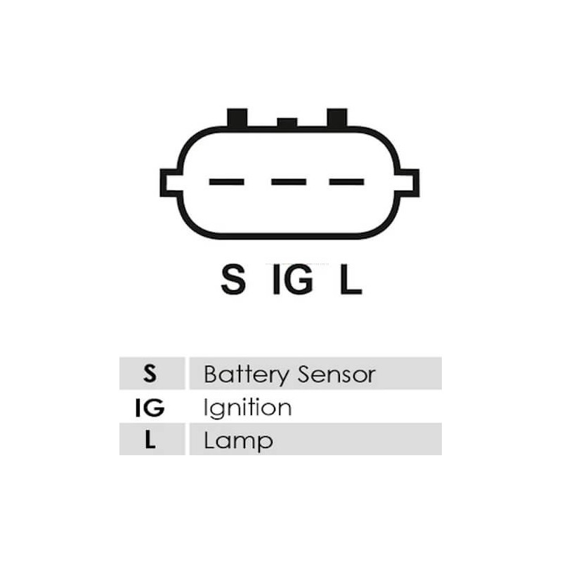 Lichtmaschine Mitsubishi A004TA8491 / A004TA8491AM  Iveco 90A