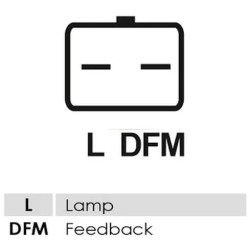 Regulador para alternador Denso 104210-2780 / 104210-3170 / 104210-3171