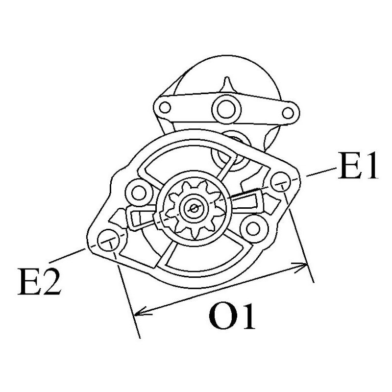 Motor de arranque sustituye128000-7600 / 128000-7601 / 128000-7602