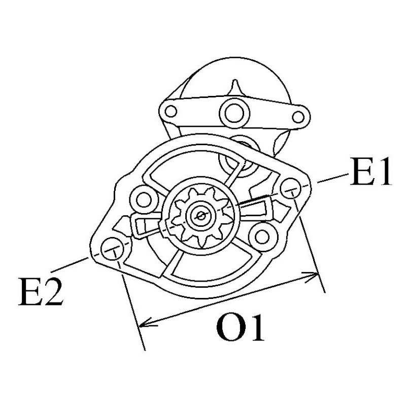 Démarreur remplace 128000-7600 / 128000-7601 / 128000-7602