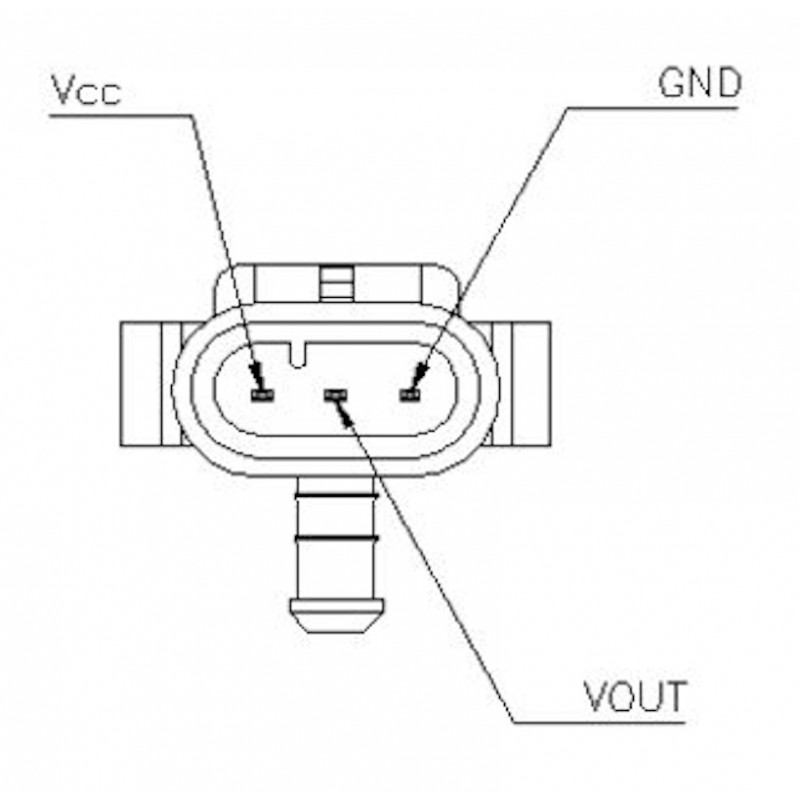 Capteur type GM 16165793 pour Pontiac / Buick / Chevrolet