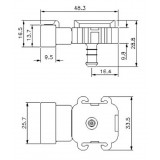 Capteur type GM 16165793 pour Pontiac / Buick / Chevrolet