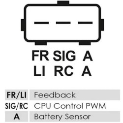 Regler für lichtmaschine  DENSO 104210-2710 / 104210-3510 / 104210- 3511