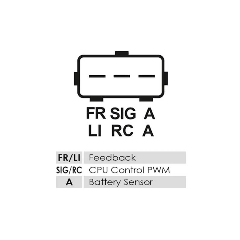 Regler für lichtmaschine DENSO 104210-2710 / 104210-3510 / 104210- 3511