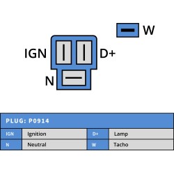 Alternator replacing 0-35000-3370 /  1812002491 / 1812002492 Isuzu 40A
