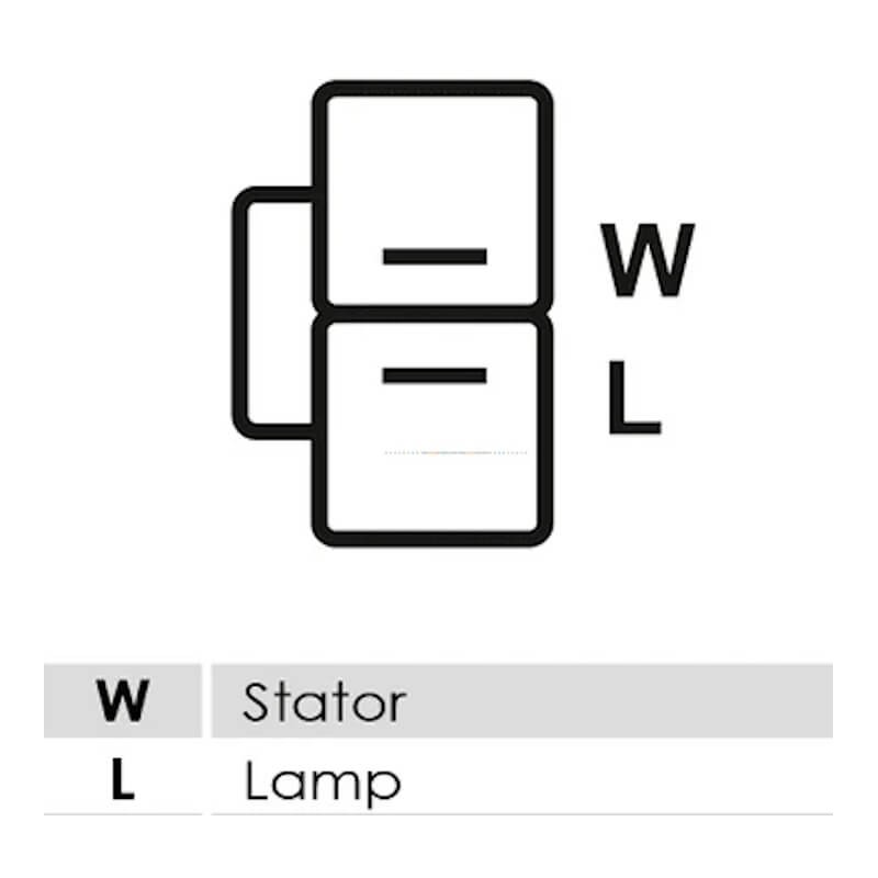 Régulateur pour Lichtmaschine HITACHI lr170-505 / LR170-505B