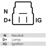 Lichtmaschine ersetzt 0-35000-0013 / 0-35000-3010 / 1812002491