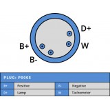 Alternatore sostituisce 0120469772 / 0120469585 / 0120469521 Deutz 55A