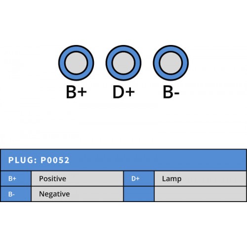 Alternatore sostituisce 0-35000-0050 / 0-35000-0060 Komatsu 25A