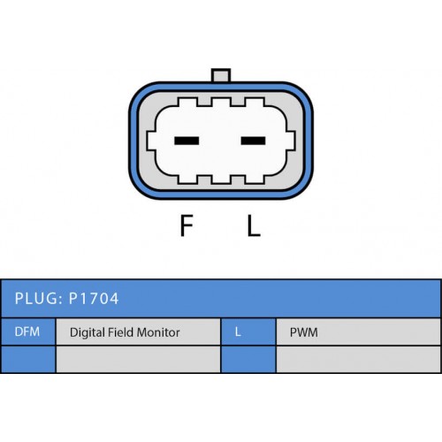 Alternador F000BL07FU sustituye 095515963 / 0986083820 Opel 140A