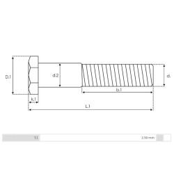 Kontaktsatzs für anlasser DENSO 028000-4340 / 028000-4341 / 028000-4343