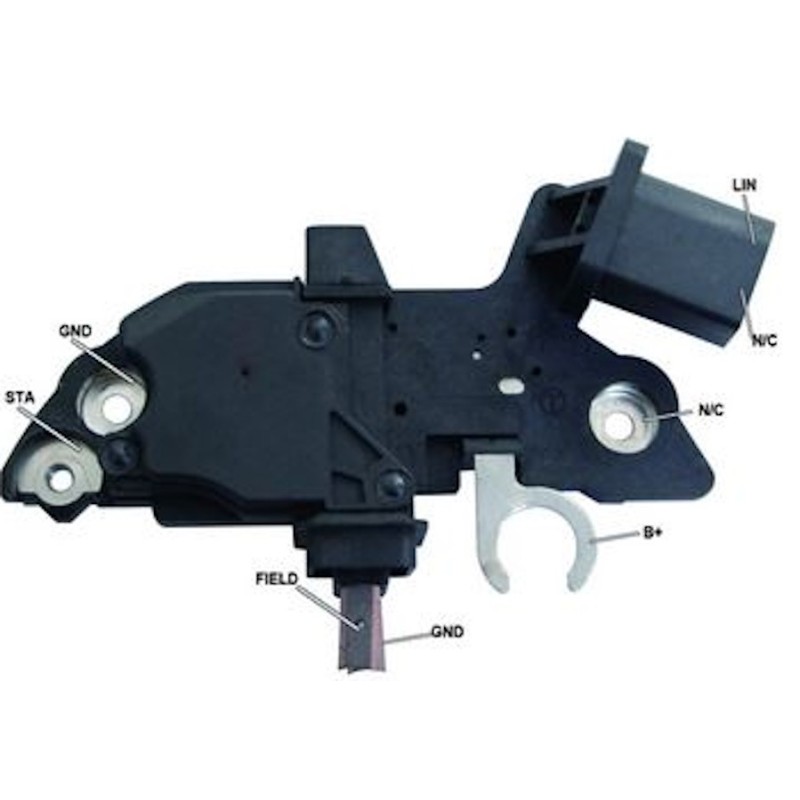 Regler für lichtmaschine Bosch 0124625023 / Chrysler 68011841AA / 68011841AB