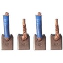 Brush set  for starter DENSO  128000-7010 / 128000-7120 / 128000-7121 / 128000-7122