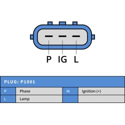 Alternator replacing 021080-0810 / 101211-1100 / 6669618 BOBCAT