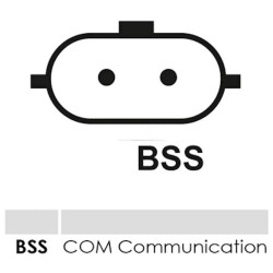 Regulator for alternator Bosch 0124325139 / 0124325186