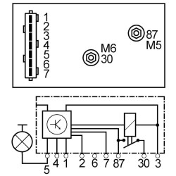 Caja de precuñantamiento sustituida Bosch 0281003009 / Peugeot 96165823