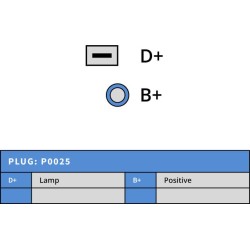 Lichtmaschine ersetzt 0123500006 / 0986039917 / 5003809 Volvo 100A