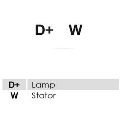 Alternator replacing MG550 / 11.203.282 / 3677263M91 Landini 65A